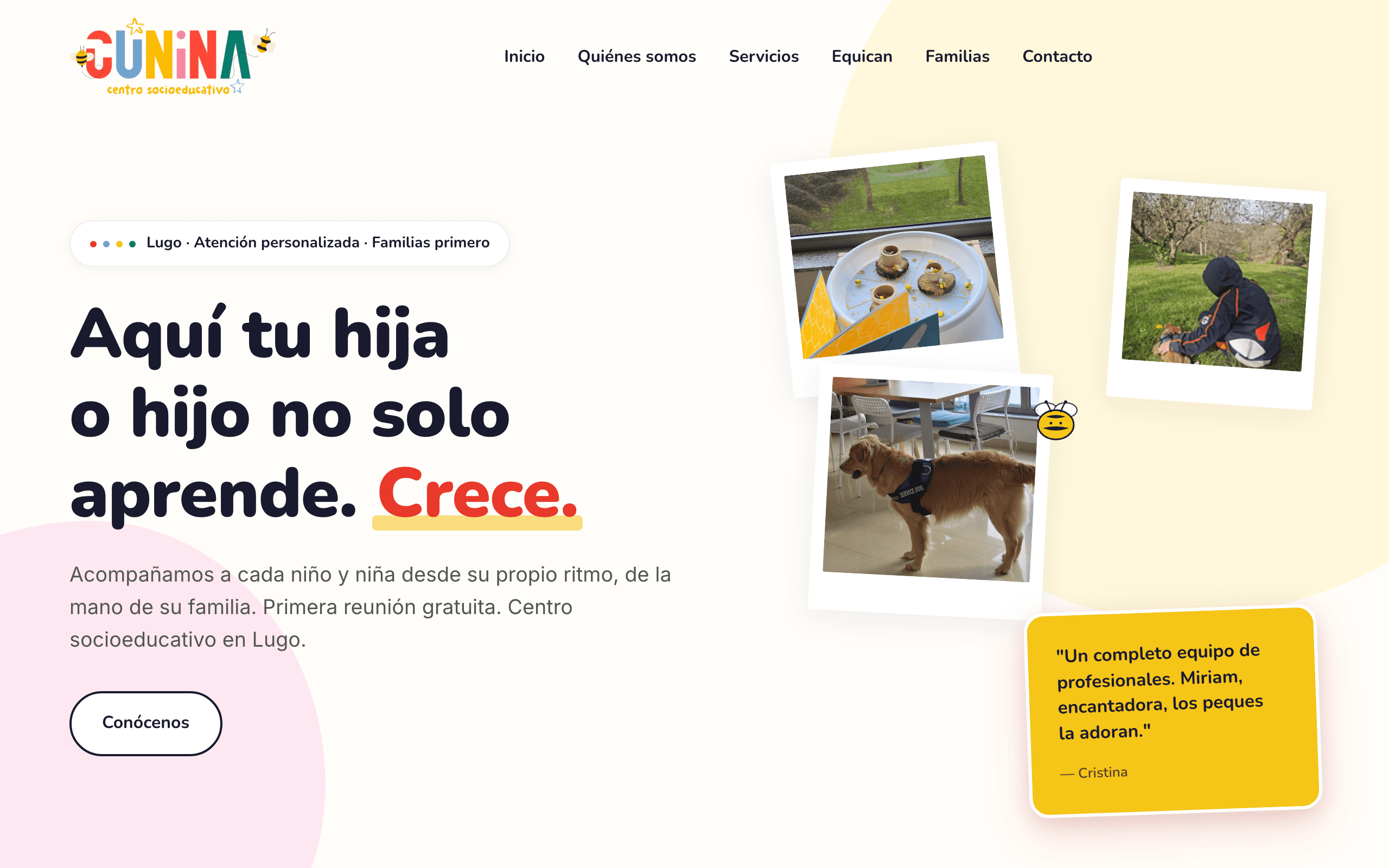 Cunina — hero del centro socioeducativo