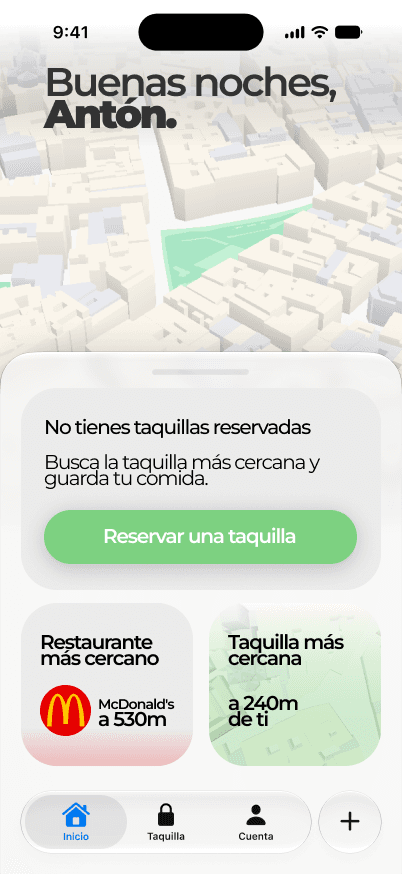 Grabit — pantalla de inicio