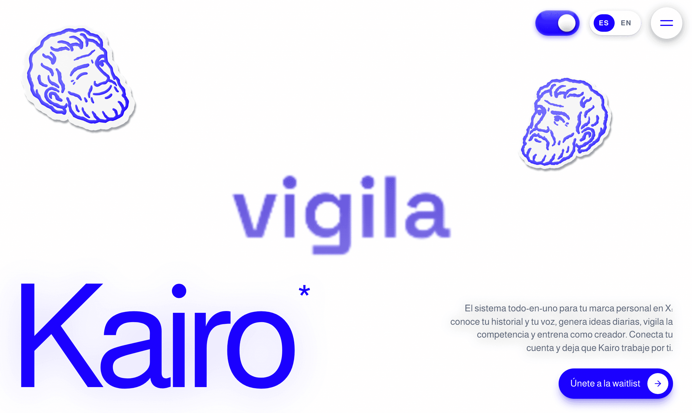 Kairo — hero waitlist